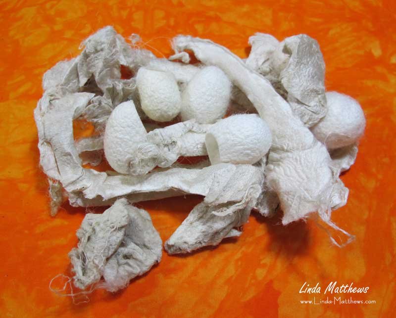 Creative techniques for using silk cocoons