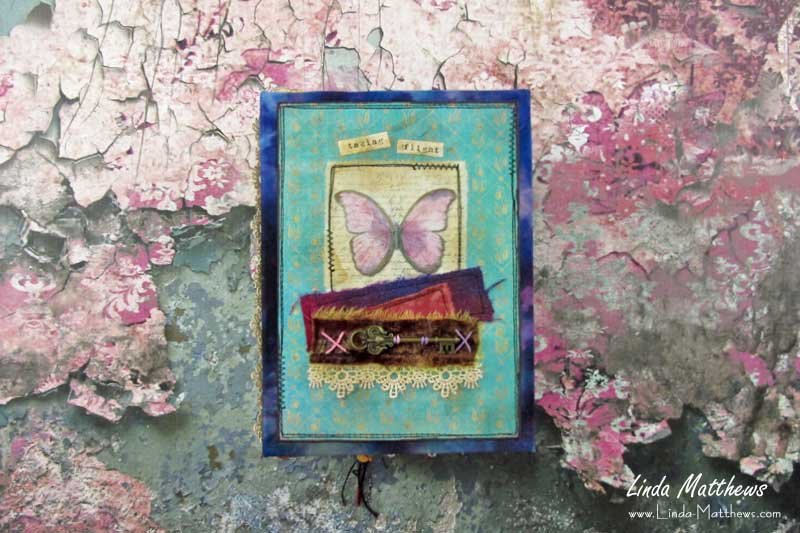 Taking Flight - a Stitched Mixed Media Journal