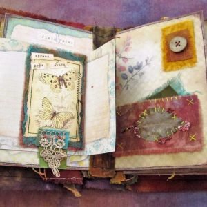 The Nature of Things – a stitched mixed media art journal