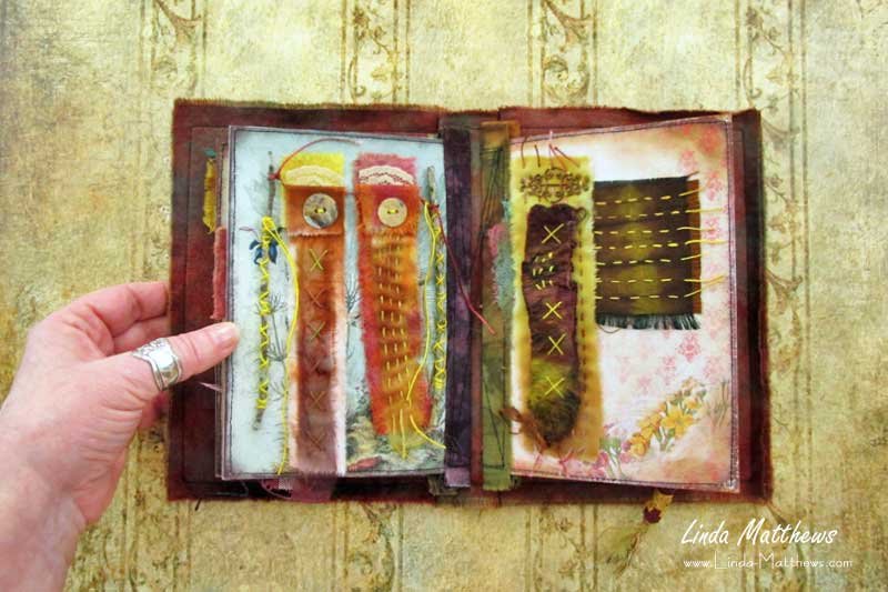 The Nature of Things Stitched Mixed Media Journal