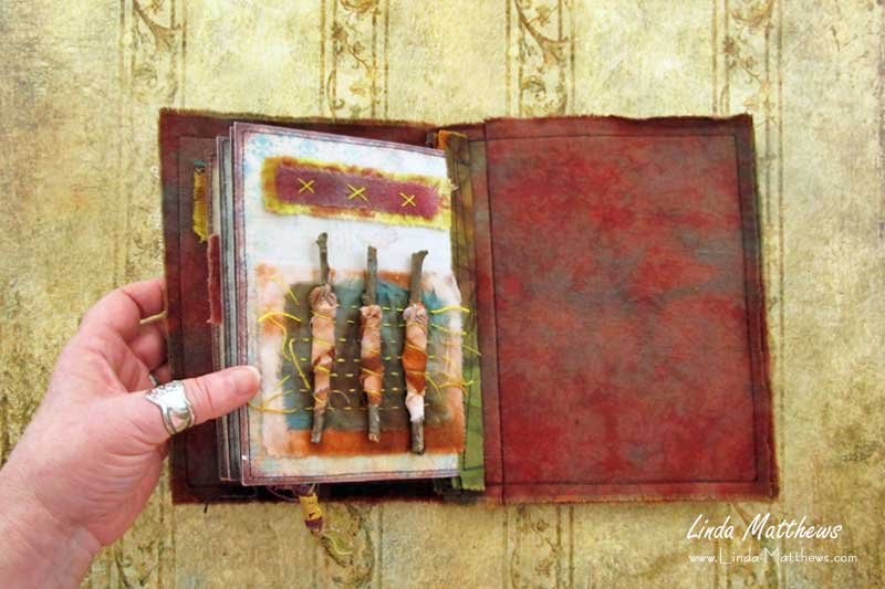 The Nature of Things Stitched Mixed Media Journal