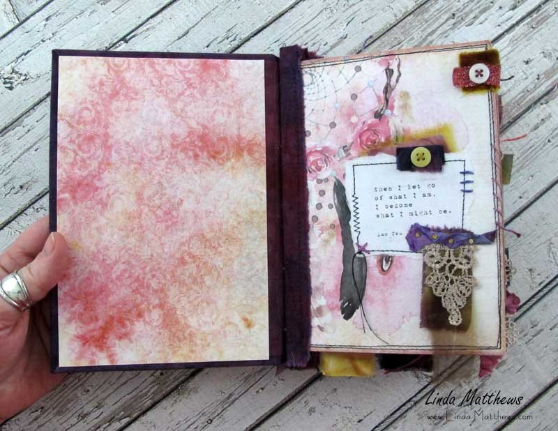 Words to Remember: A Stitched Mixed Media Art Journal - Linda Matthews