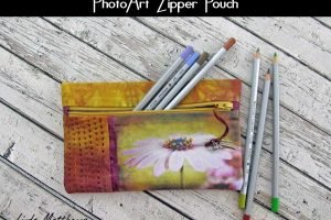 DIY Tutorial: PhotoArt Zipper Pouch