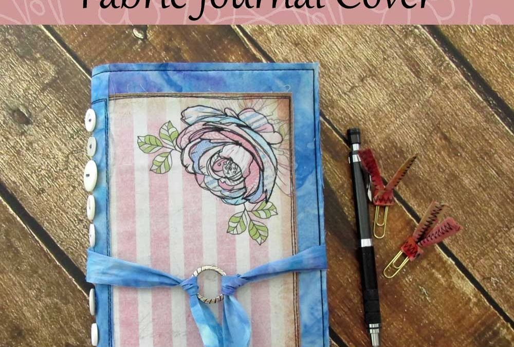Scrappy Garden Fabric Journal Cover