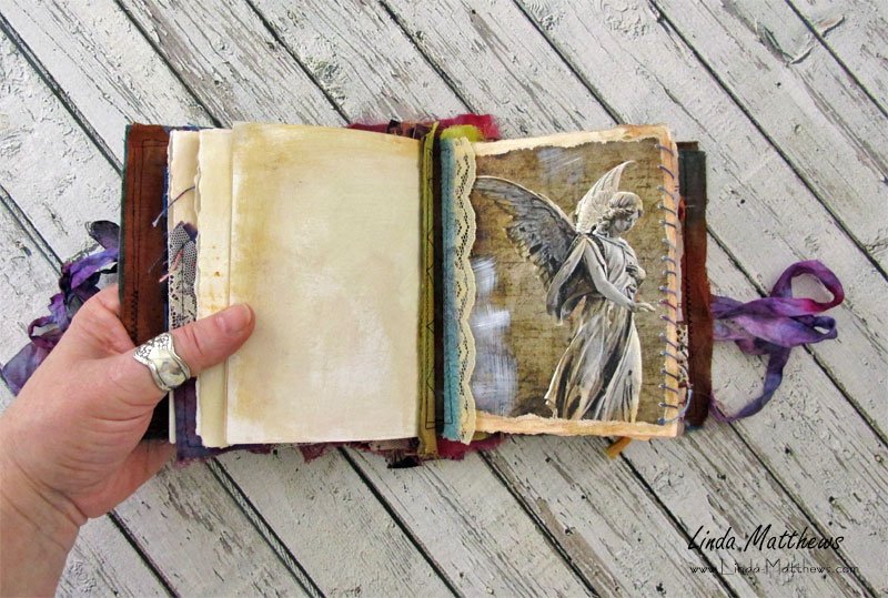 Fabric Art Journal - Wings