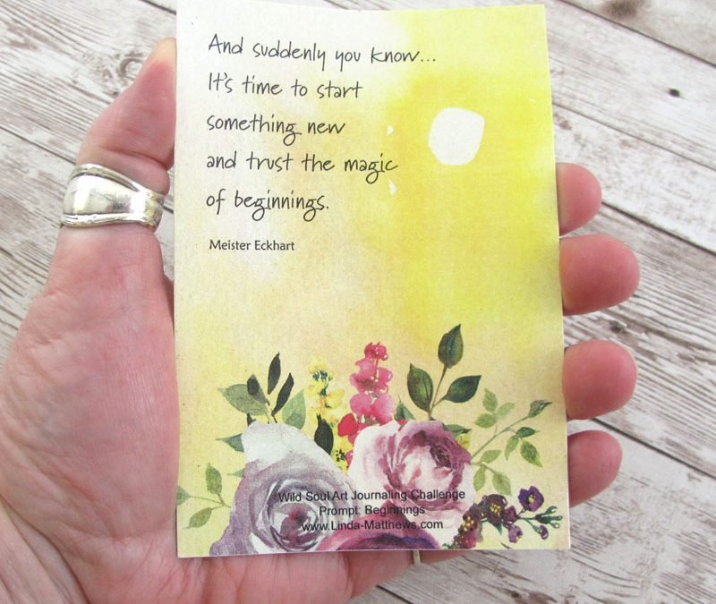 Art Journal Prompt: New Beginnings
