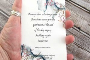 Art Journal Prompt: Courage