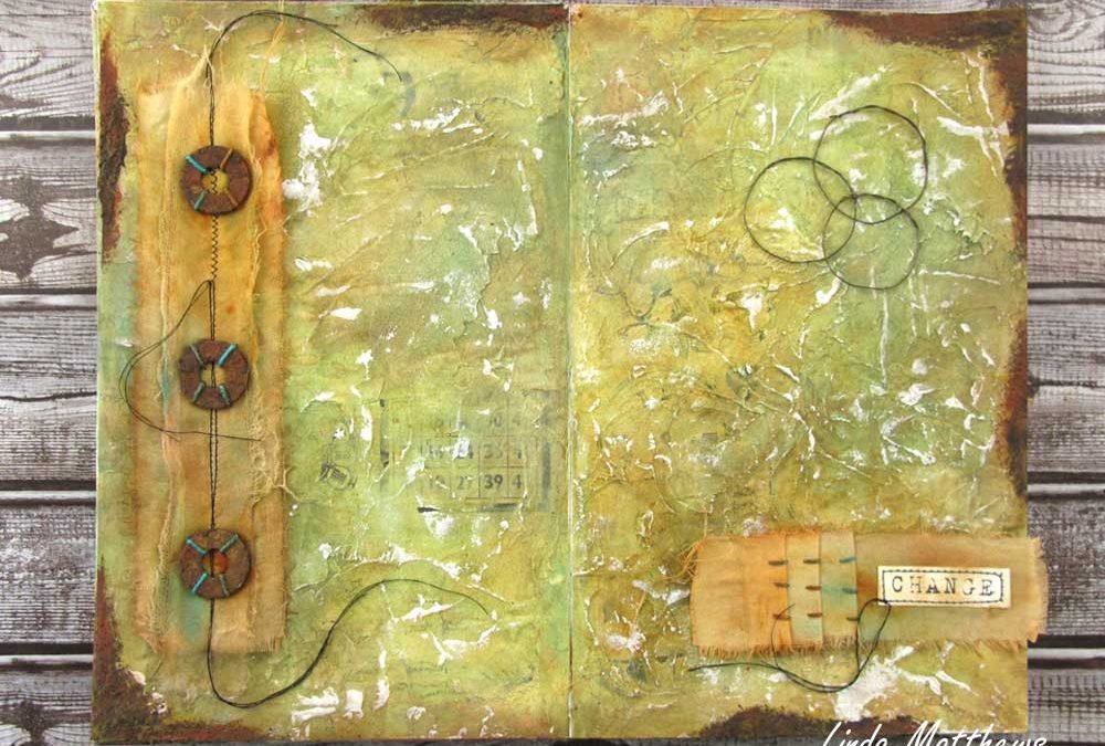 An Art Journal Page: Changes in Nature