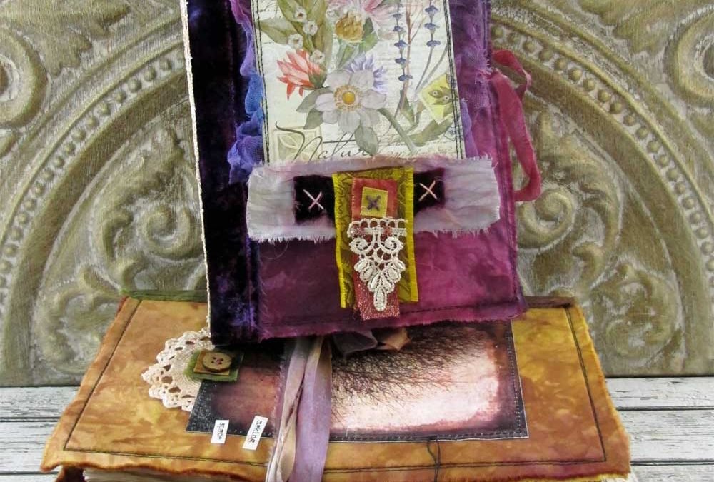 Vintage Style Stitched Mixed Media Journal: Online Video Workshop