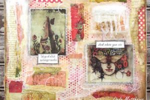 An Art Journal Page: New Beginnings