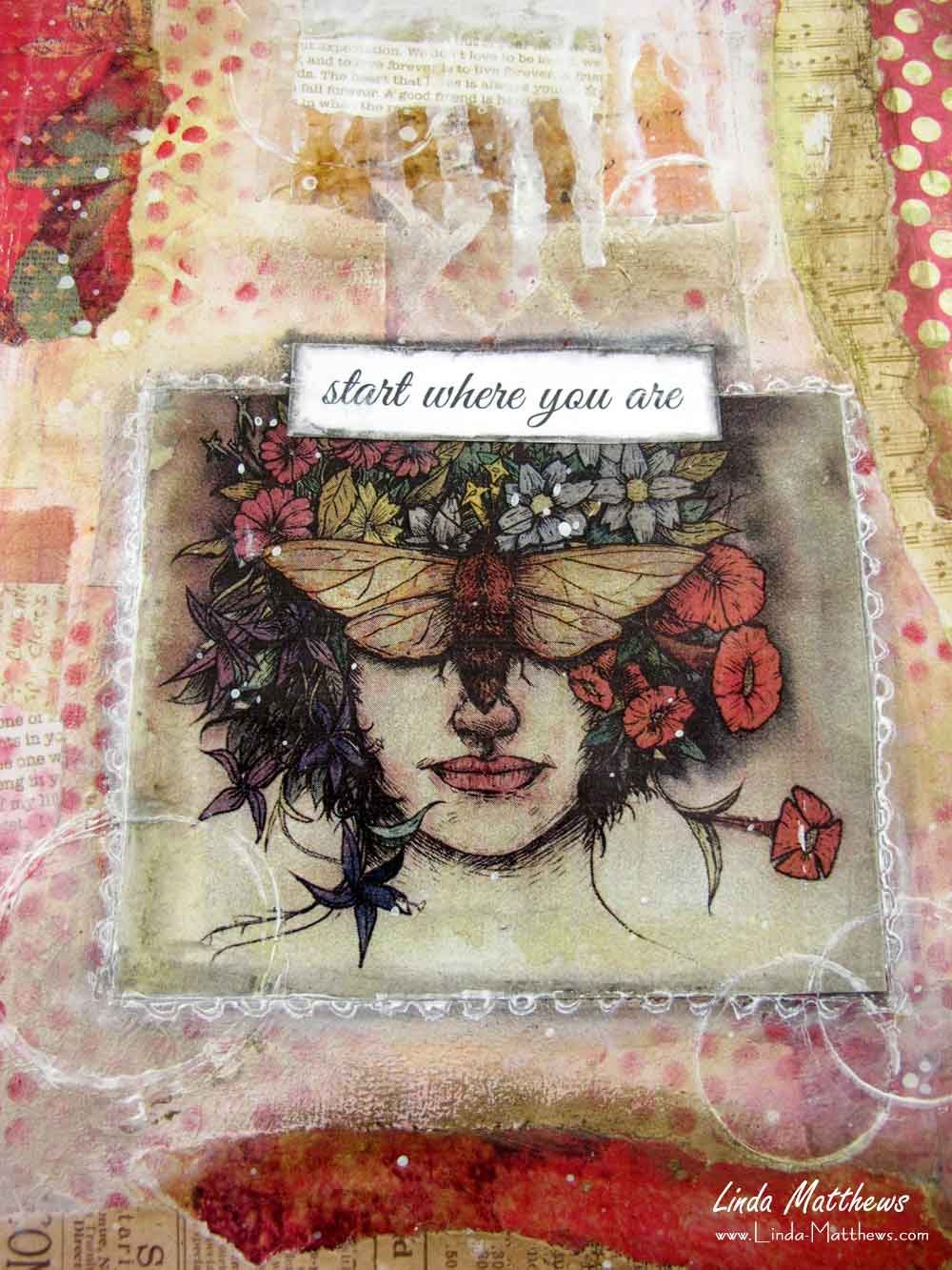 Art Journal Page: Beginnings