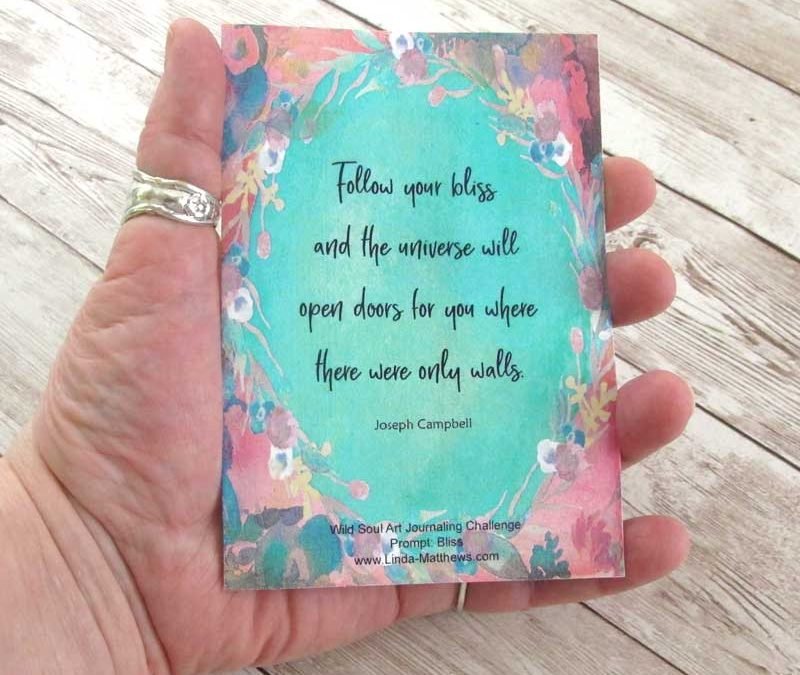 Art Journal Prompt: Bliss