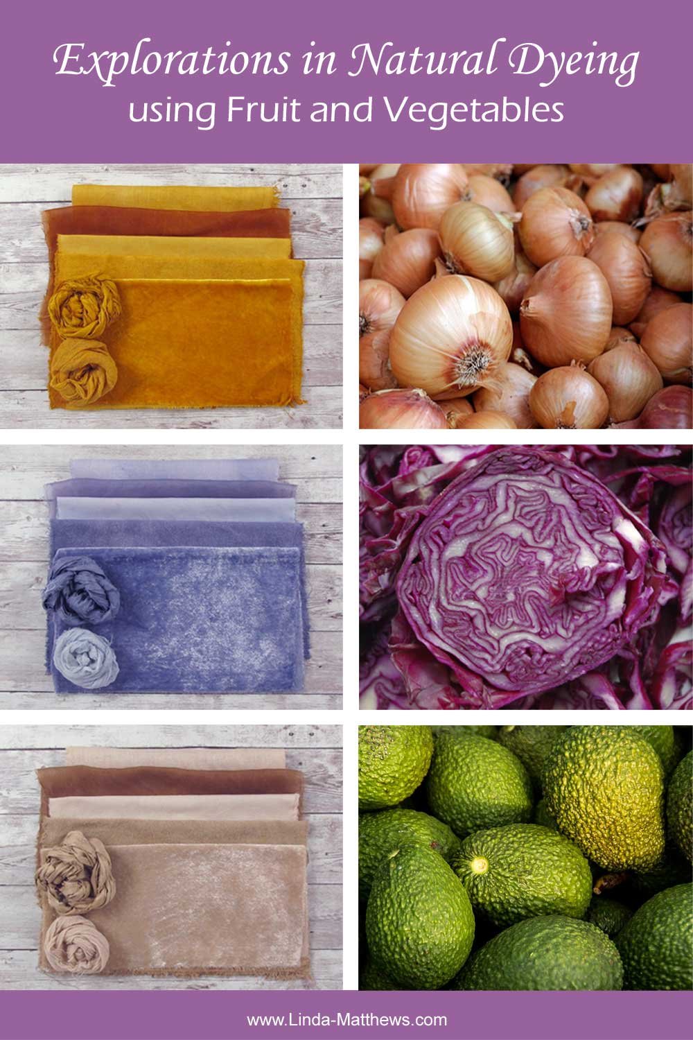 Explorations in Natural Dyeing using Fruit and Vegetables