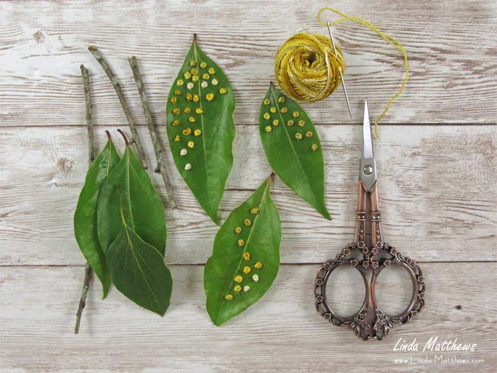 Tips for Sewing on Leaves