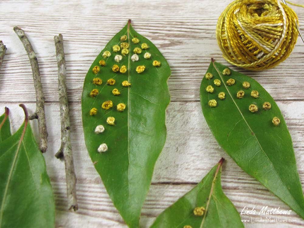 Tips for Sewing on Leaves